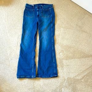 GAP Womens Flare High Rise Jeans
